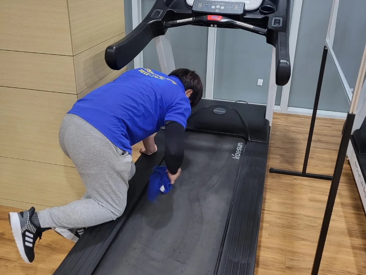 남구 대명동 피트니스 라커 검사실 위생청소 사례 - 행진크린