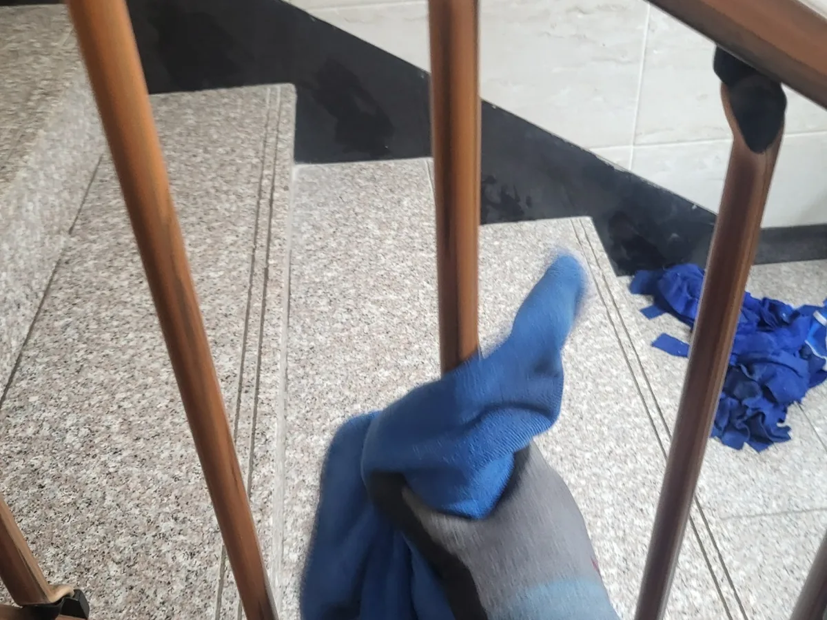 북구 사수동 빌라 난간·손잡이 위생청소 사례 - 행진크린